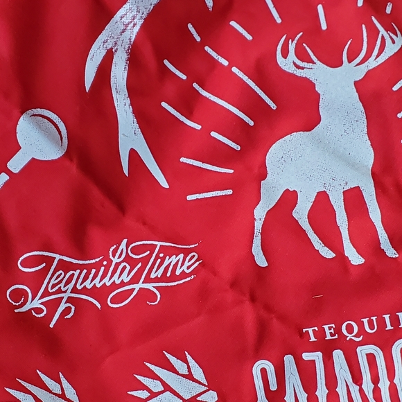 Red Cazadores Tequila Bandanas 5 Pack New - Picture 2 of 3